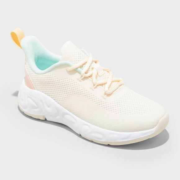 All In Motion - Kids' Camren Performance Sneakers - All In Motion  Cream - Picture 1 of 4